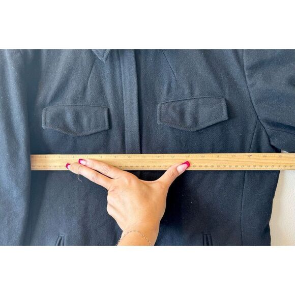 J. Crew Women's Wool Blend Lined Zip Up Mid Waist Jacket Medium - Picture 9 of 10